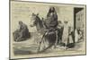 Life in Egypt, an Arab Lady and Her Steed, Cairo-Godefroy Durand-Mounted Giclee Print