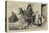 Life in Egypt, an Arab Lady and Her Steed, Cairo-Godefroy Durand-Stretched Canvas