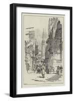 Life in Egypt, the Mosque of Sharia-El-Aybar, Cairo-Joseph Holland Tringham-Framed Giclee Print