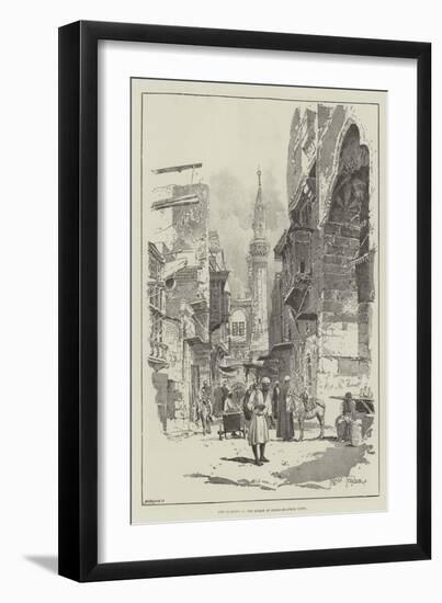 Life in Egypt, the Mosque of Sharia-El-Aybar, Cairo-Joseph Holland Tringham-Framed Giclee Print