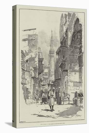 Life in Egypt, the Mosque of Sharia-El-Aybar, Cairo-Joseph Holland Tringham-Stretched Canvas