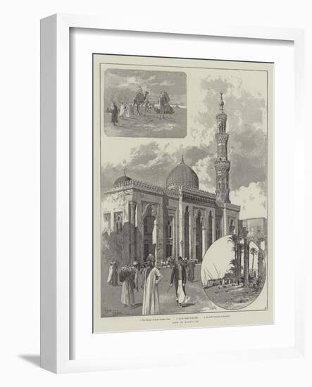 Life in Egypt-Joseph Holland Tringham-Framed Giclee Print