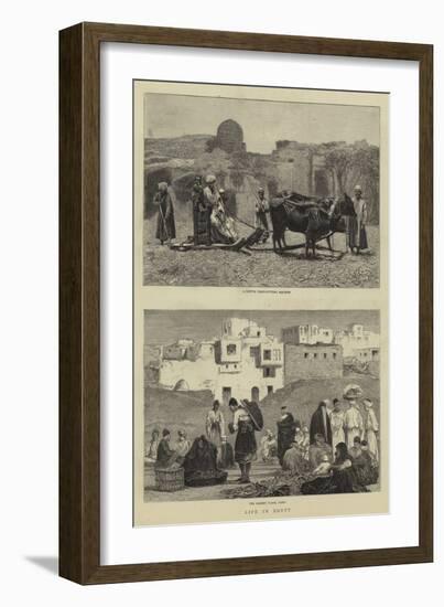 Life in Egypt-null-Framed Giclee Print