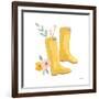 Life in Full Bloom Boots-Jenaya Jackson-Framed Art Print