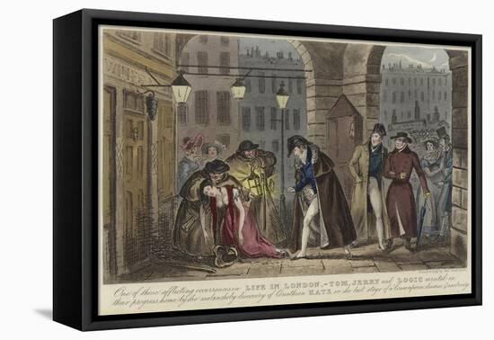 Life in London-Isaac Robert Cruikshank-Framed Stretched Canvas