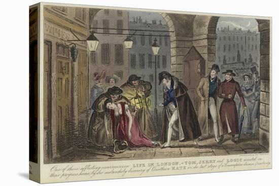 Life in London-Isaac Robert Cruikshank-Stretched Canvas