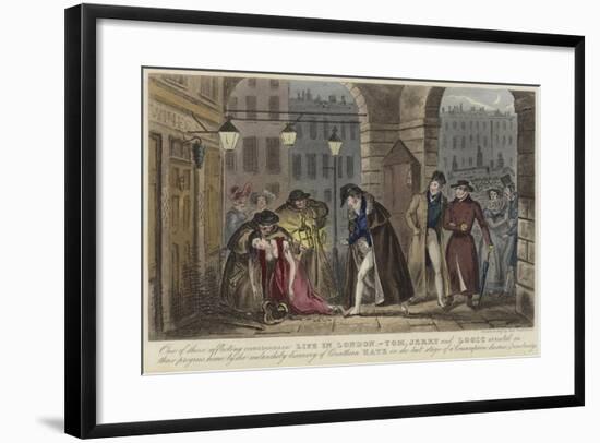 Life in London-Isaac Robert Cruikshank-Framed Giclee Print