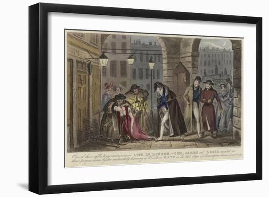 Life in London-Isaac Robert Cruikshank-Framed Giclee Print