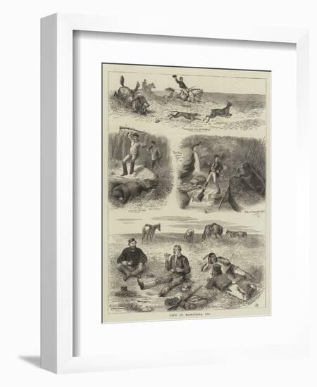 Life in Manitoba, III-William Ralston-Framed Giclee Print