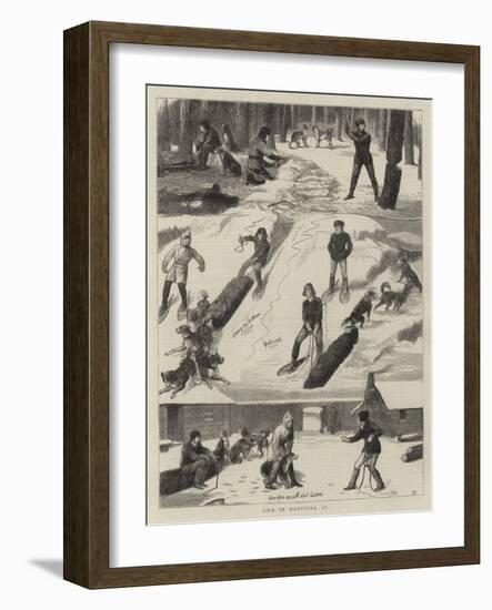 Life in Manitoba, IV-William Ralston-Framed Giclee Print