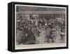 Life in Paris, Christmas Time on the Boulevards-Charles Paul Renouard-Framed Stretched Canvas
