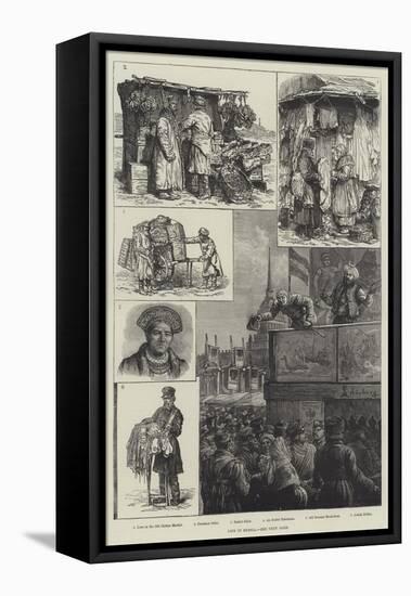 Life in Russia-Johann Nepomuk Schonberg-Framed Stretched Canvas