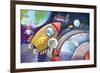 Life in Space - Jack & Jill-Merril Rainey-Framed Giclee Print