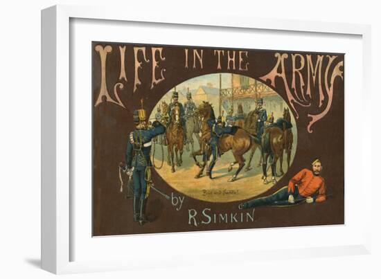 Life in the Army'Simkin-null-Framed Art Print