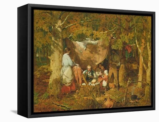 Life in the Backwoods-John Ritchie-Framed Stretched Canvas
