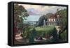 Life in the Country, Evening, 1862-Currier & Ives-Framed Stretched Canvas