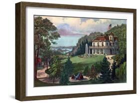 Life in the Country, Evening, 1862-Currier & Ives-Framed Premium Giclee Print