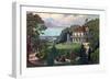 Life in the Country, Evening, 1862-Currier & Ives-Framed Premium Giclee Print