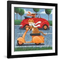 Life in the Fast Lane-Peter Adderley-Framed Art Print