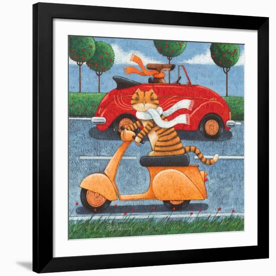 Life in the Fast Lane-Peter Adderley-Framed Art Print