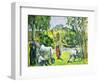 Life in the Fields, circa 1875-Paul Cézanne-Framed Giclee Print