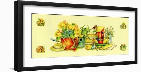 Life in the Garden II-N^ Kenzo-Framed Art Print