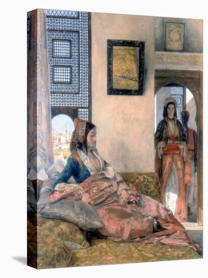 Life in the Hareem, 1858-John Frederick Lewis-Stretched Canvas