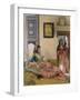 Life in the Harem, Cairo-John Frederick Lewis-Framed Giclee Print