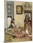 Life in the Hhareem at Mamluk House, Cairo, c.1858-John Frederick Lewis-Mounted Giclee Print