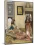Life in the Hhareem at Mamluk House, Cairo, c.1858-John Frederick Lewis-Mounted Giclee Print