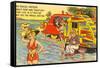 Life in the Trailer Park, Cartoon-null-Framed Stretched Canvas