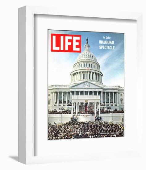 LIFE Inaugural Spectacle 1965-null-Framed Art Print