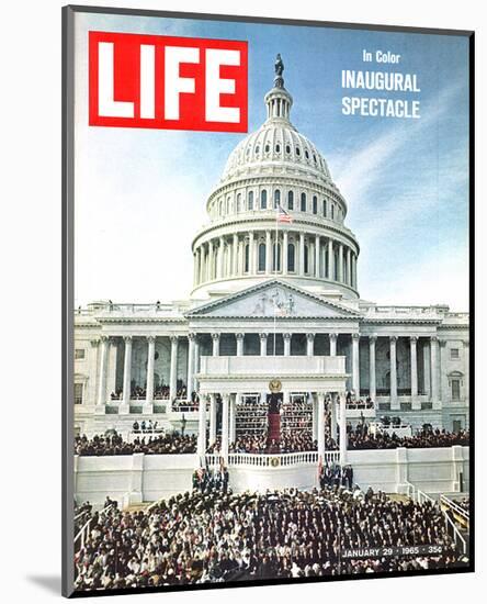 LIFE Inaugural Spectacle 1965-null-Mounted Art Print