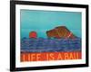 Life Is A Ball Choc-Stephen Huneck-Framed Giclee Print