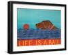 Life Is A Ball Choc-Stephen Huneck-Framed Giclee Print