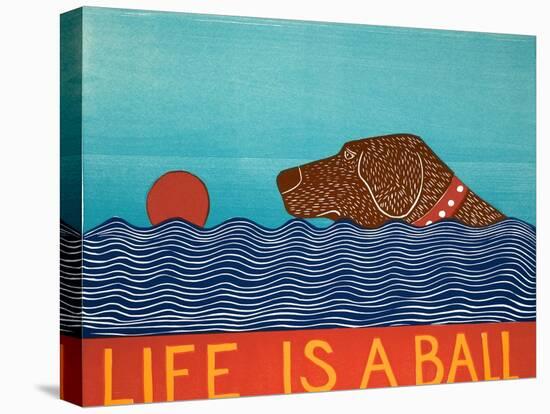 Life Is A Ball Choc-Stephen Huneck-Stretched Canvas