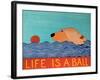 Life Is A Ball Golden-Stephen Huneck-Framed Giclee Print