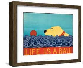 Life Is A Ball Yell-Stephen Huneck-Framed Giclee Print