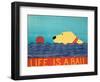 Life Is A Ball Yell-Stephen Huneck-Framed Giclee Print