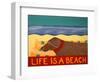 Life Is A Beach Choc-Stephen Huneck-Framed Giclee Print