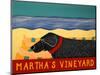 Life Is A Beach Vineyard  Black-Stephen Huneck-Mounted Giclee Print