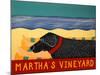 Life Is A Beach Vineyard  Black-Stephen Huneck-Mounted Giclee Print