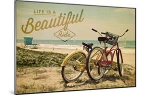 Life is a Beautiful Ride-Lantern Press-Mounted Art Print