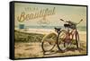 Life is a Beautiful Ride-Lantern Press-Framed Stretched Canvas