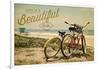 Life is a Beautiful Ride-Lantern Press-Framed Art Print