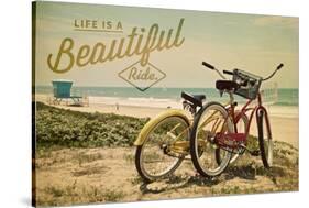 Life is a Beautiful Ride-Lantern Press-Stretched Canvas