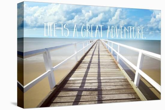 Life Is a Great Adventure-Tina Lavoie-Stretched Canvas