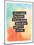 Life Is A Great Big Canvas-Brett Wilson-Mounted Art Print