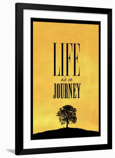 Life is a Journey-null-Framed Art Print