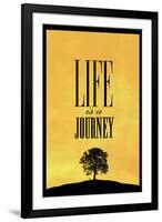 Life is a Journey-null-Framed Art Print